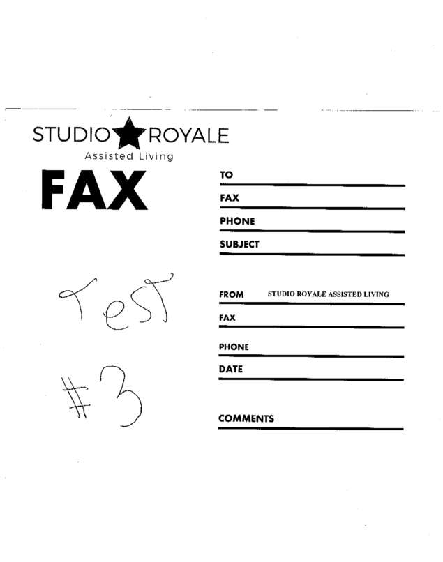 fax page