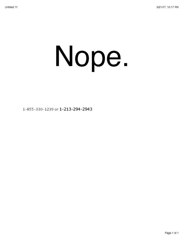 Fax page