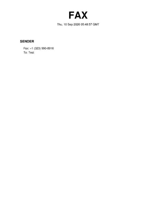 fax page