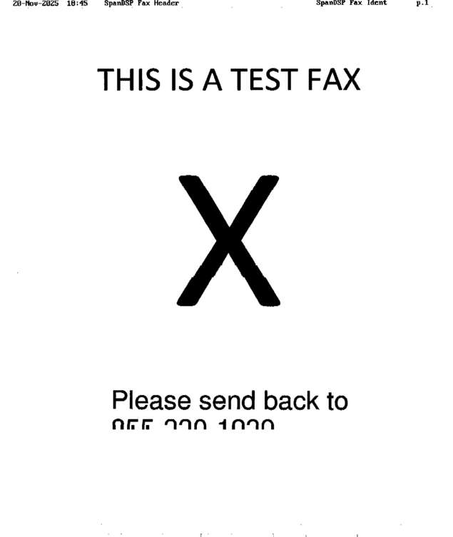 fax page