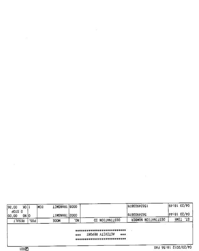 Fax page
