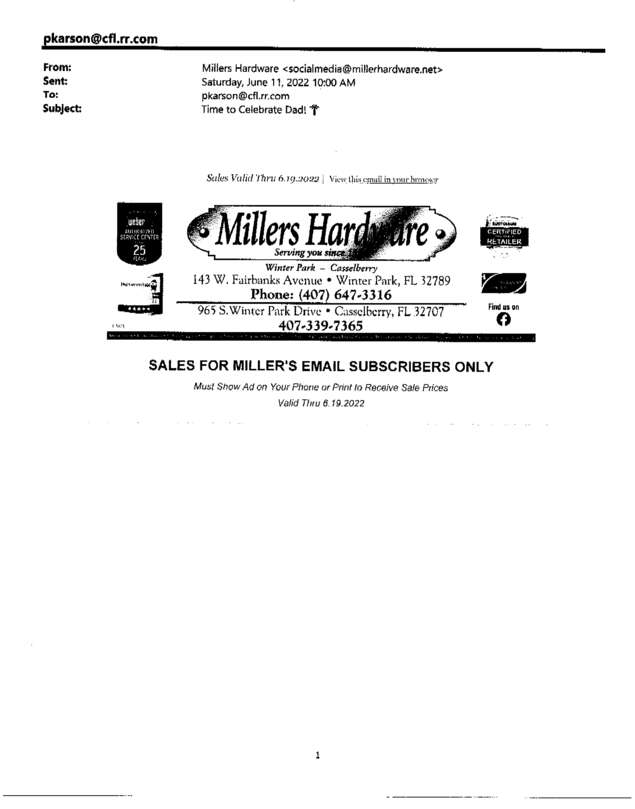 Fax page