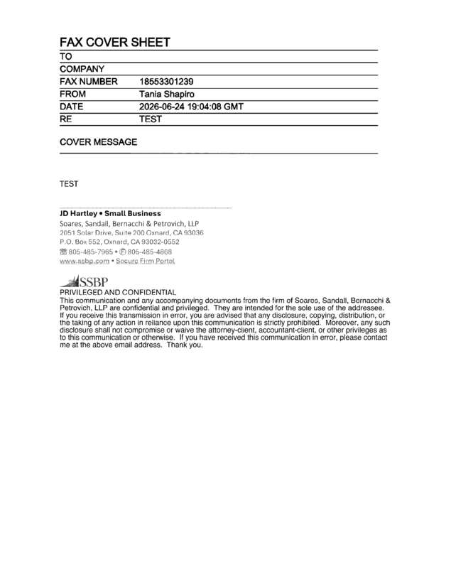 fax page