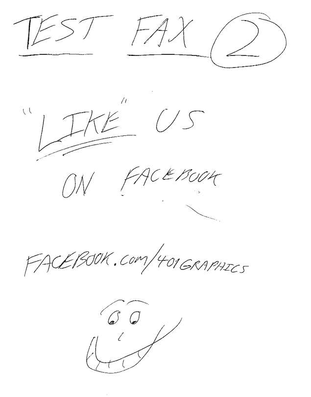 Fax page