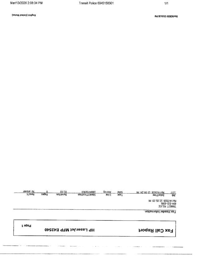 fax page