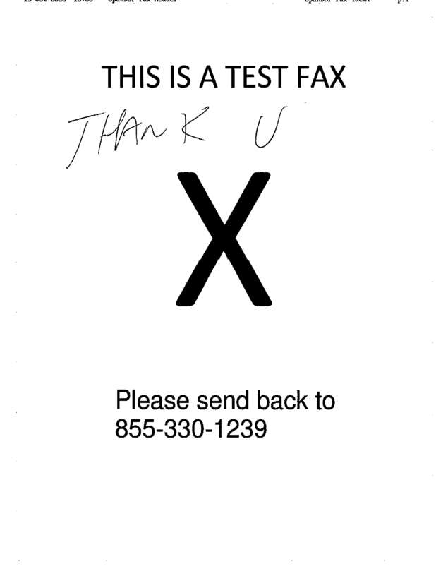 fax page