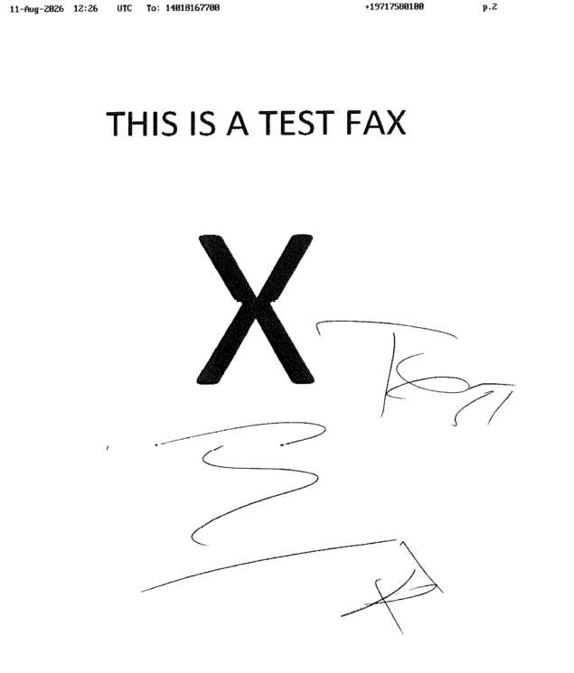 fax page