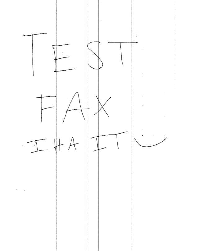fax page