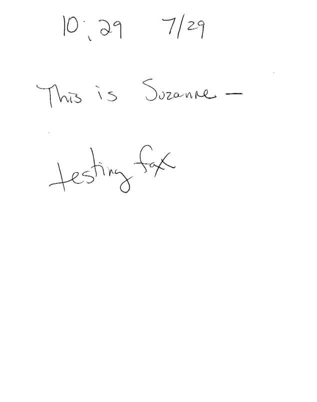 fax page