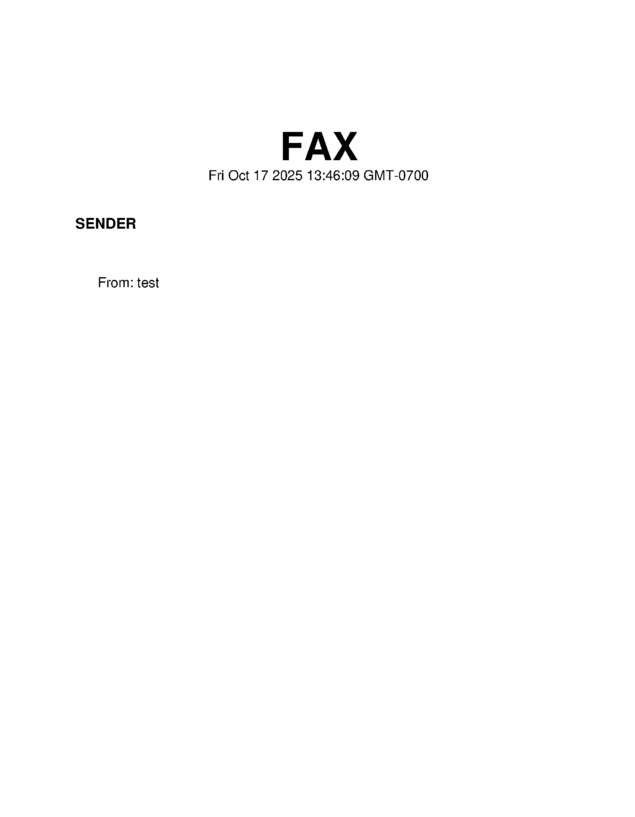 fax page