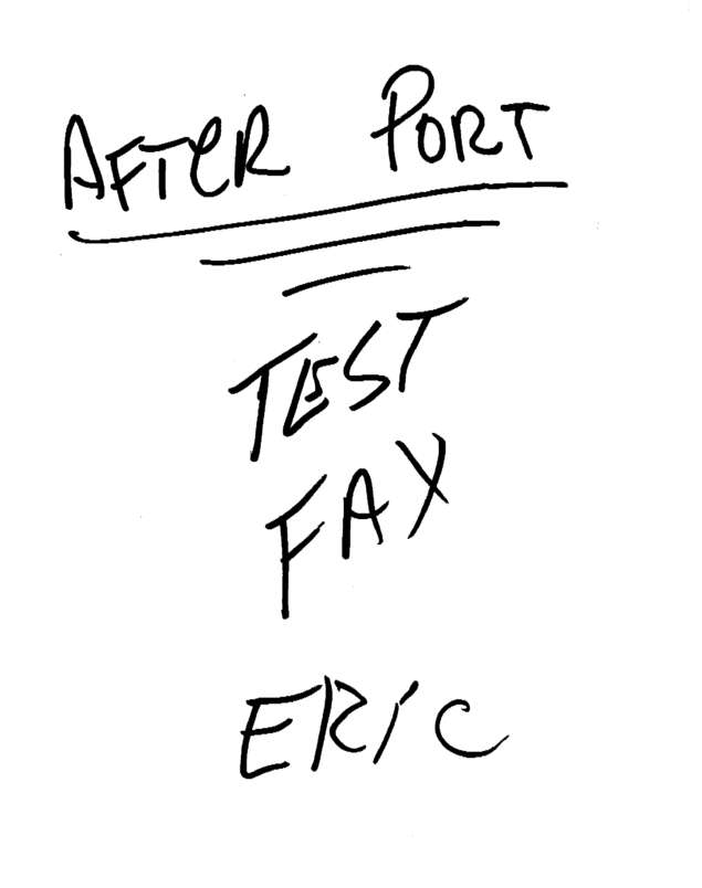 fax page