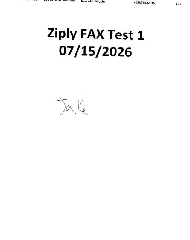 fax page