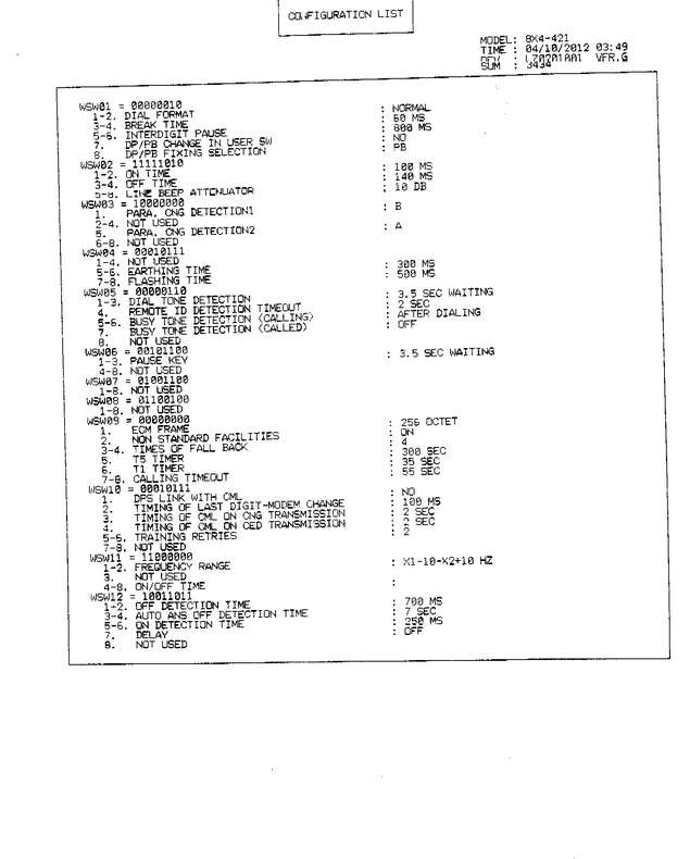 Fax page