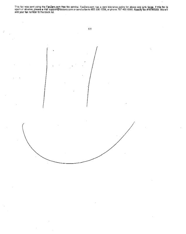Fax page