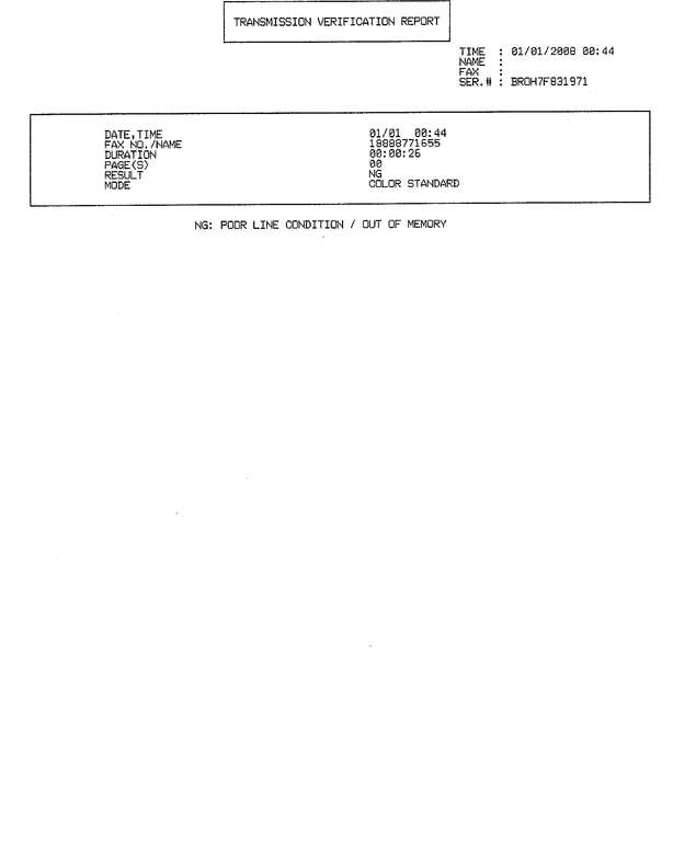 Fax page