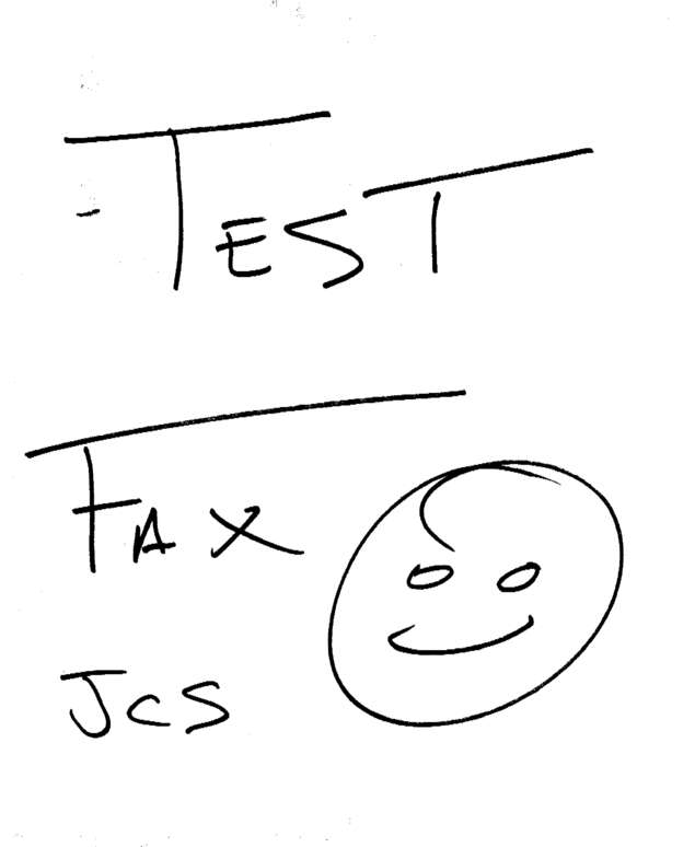 Fax page