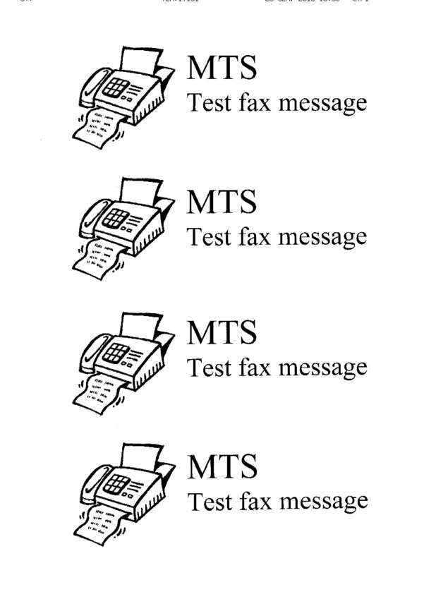 Fax page
