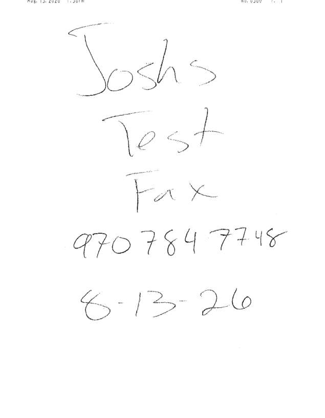 fax page