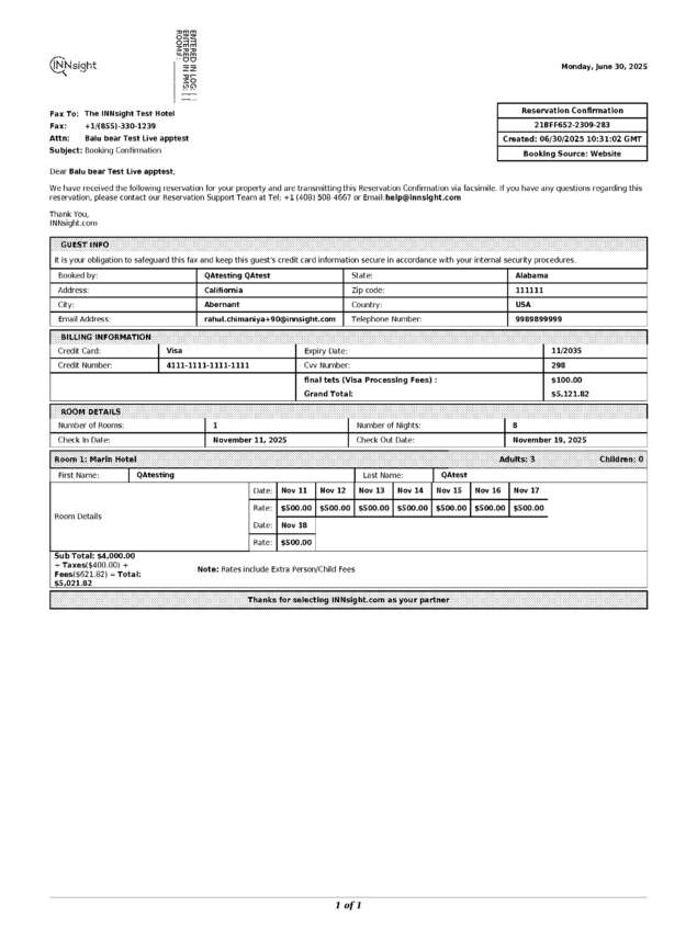 fax page