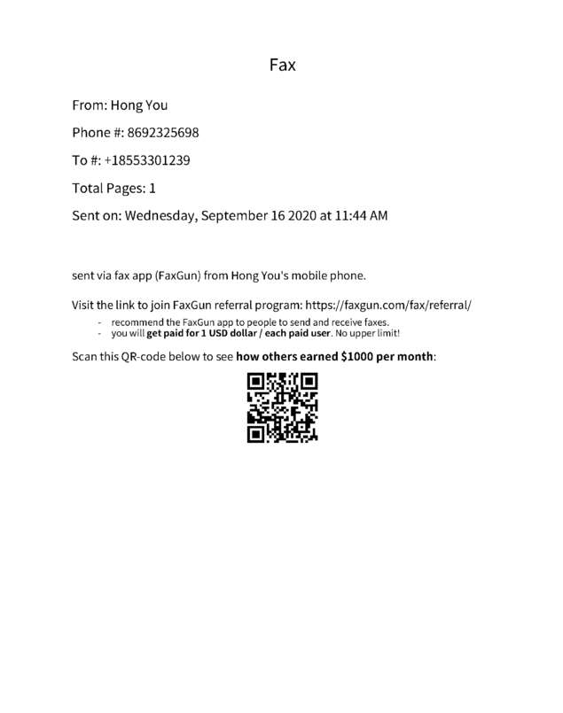 fax page