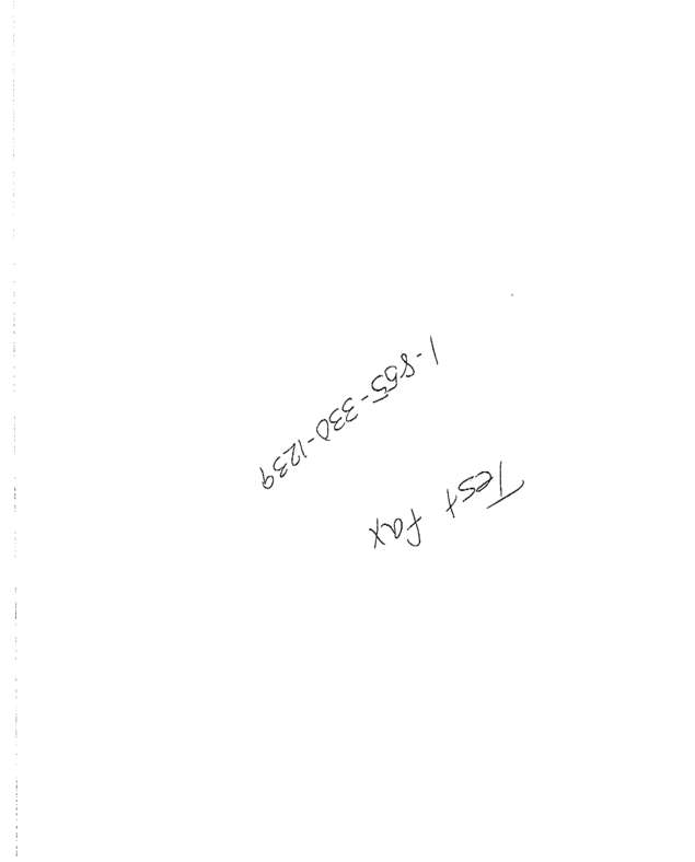 Fax page
