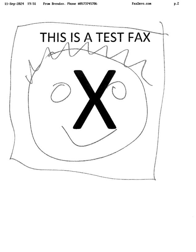 Fax page