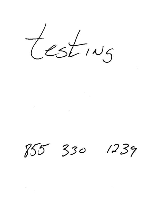 Fax page