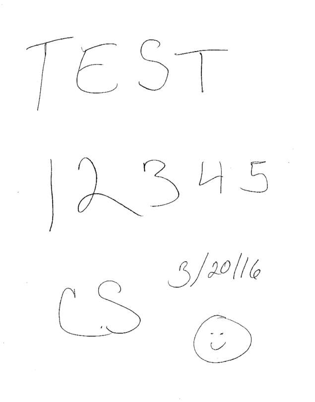 Fax page