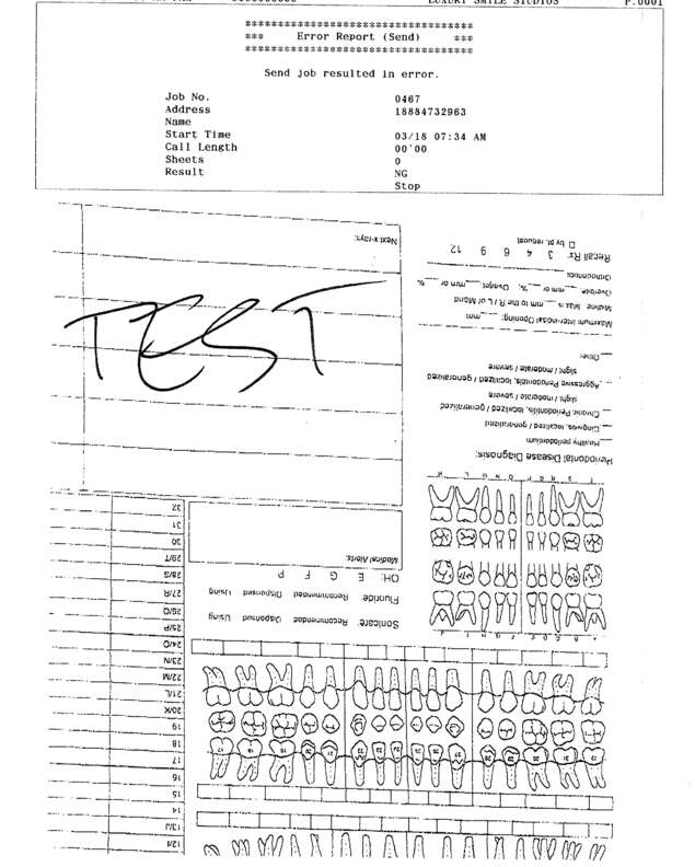 Fax page
