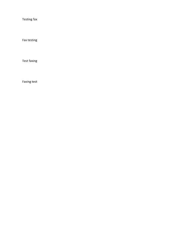 fax page