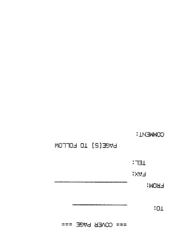 Fax page