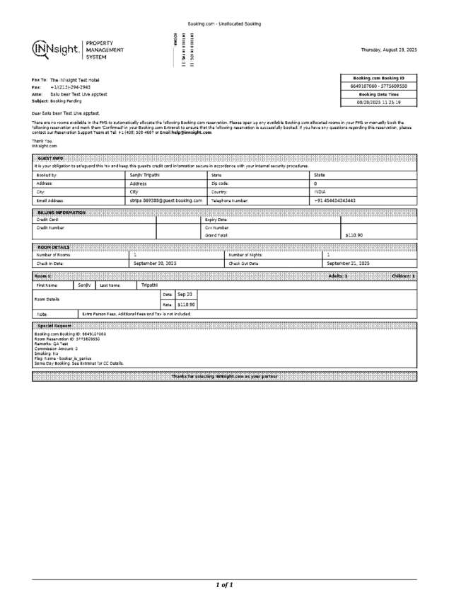 fax page