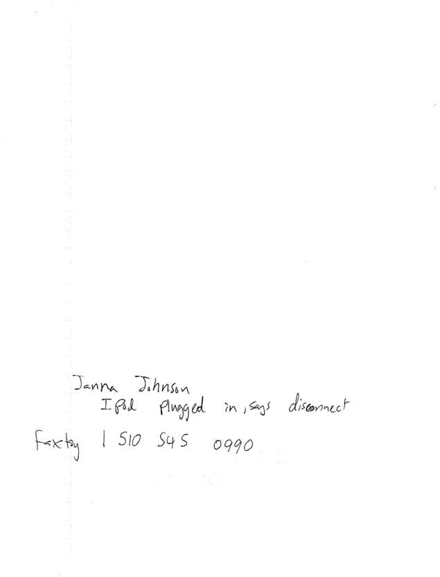 Fax page
