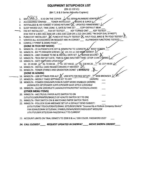 Fax page