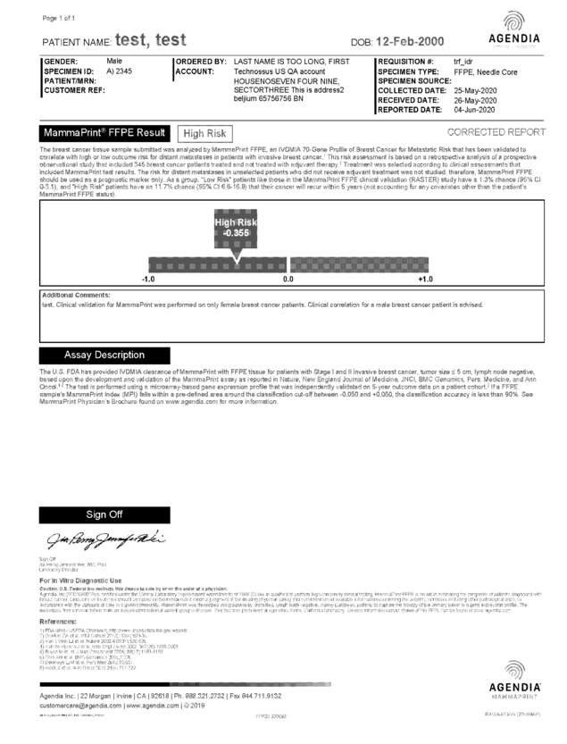Fax page