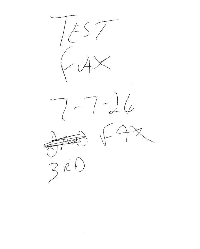 fax page