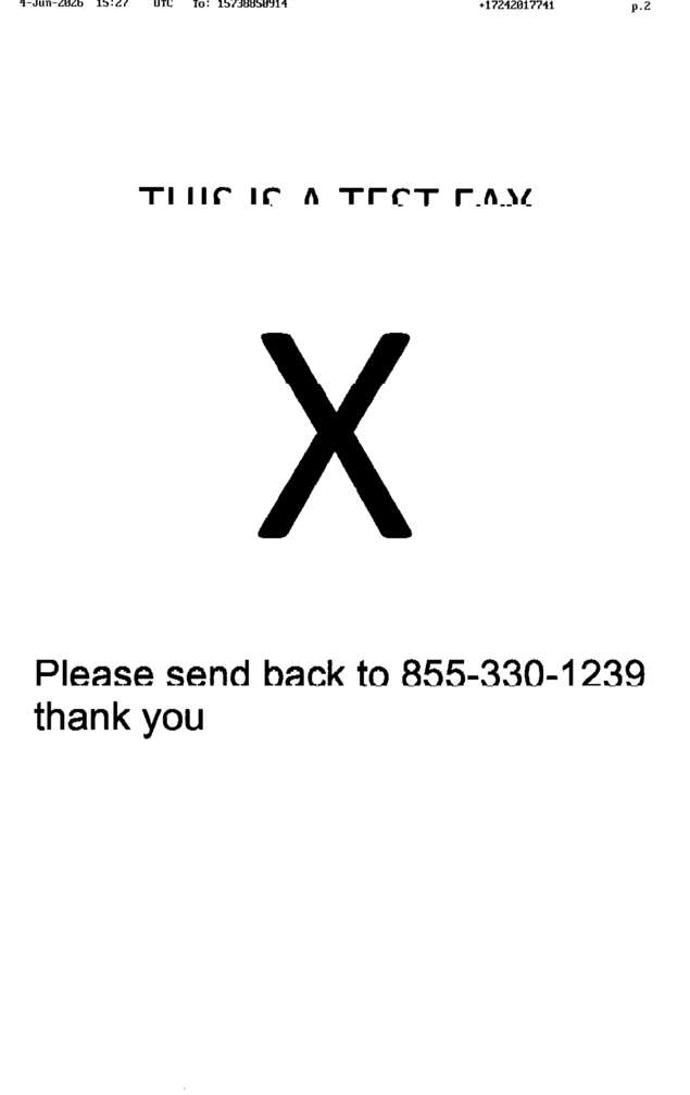 fax page