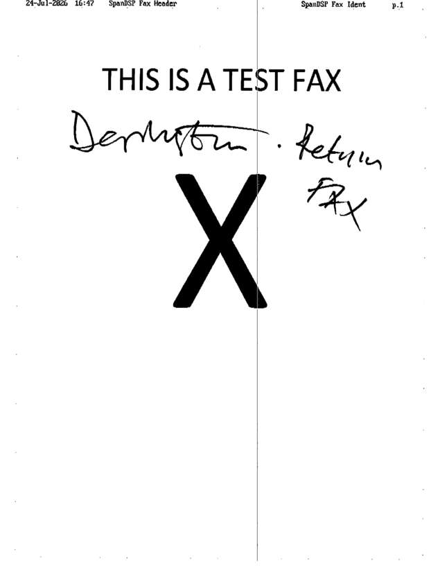 fax page