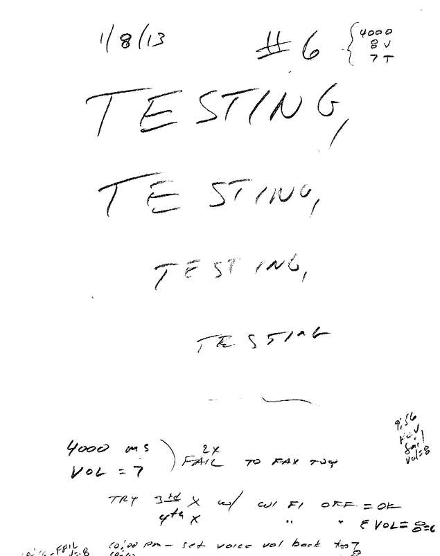 Fax page