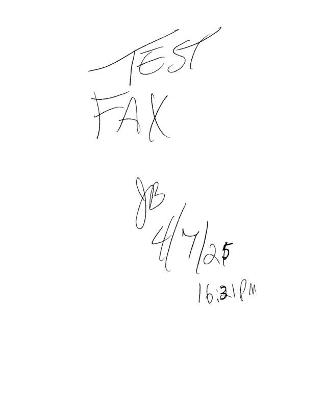 fax page