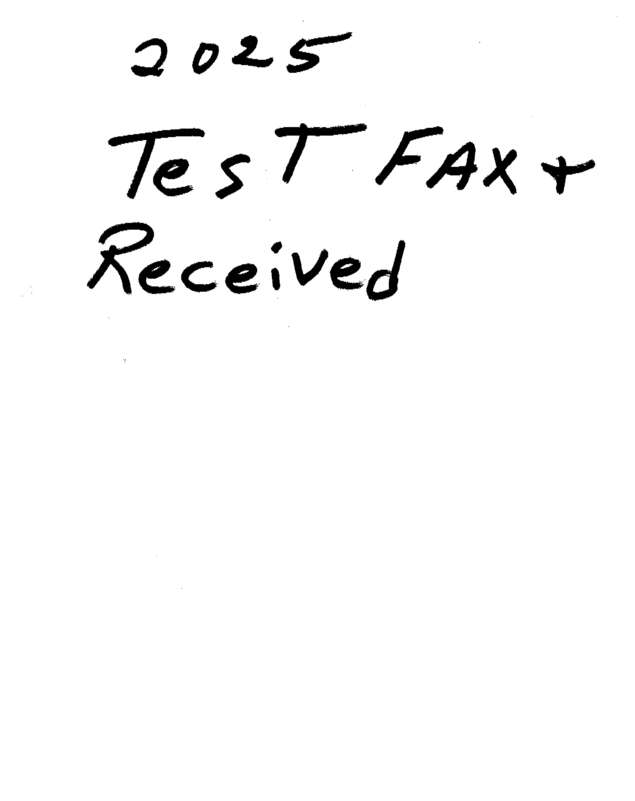 fax page
