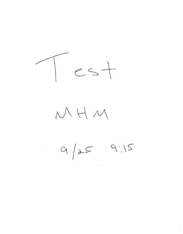 Fax page