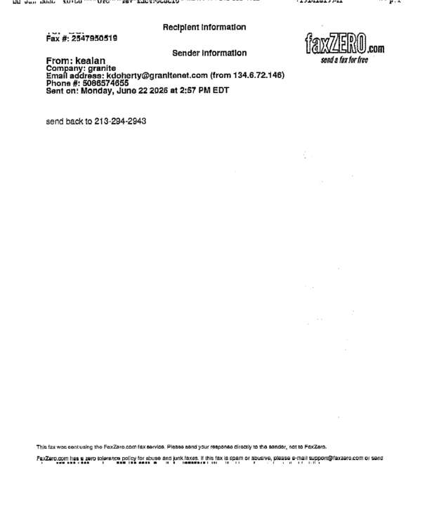 fax page