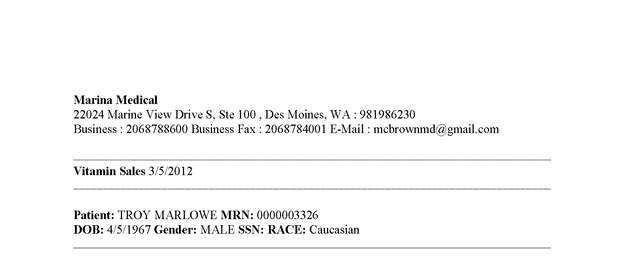 Fax page