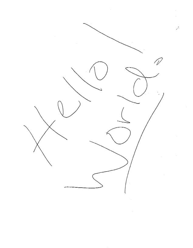 Fax page