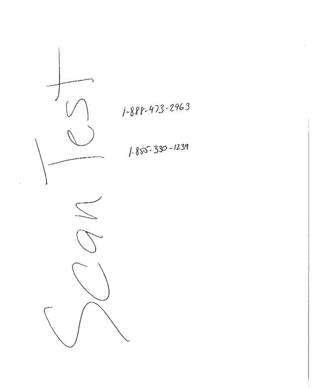 Fax page