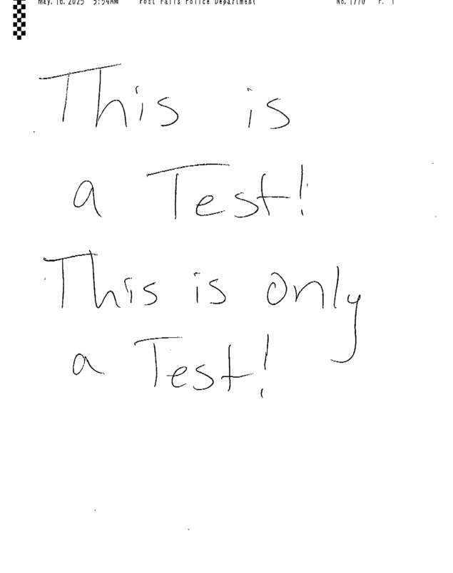 fax page