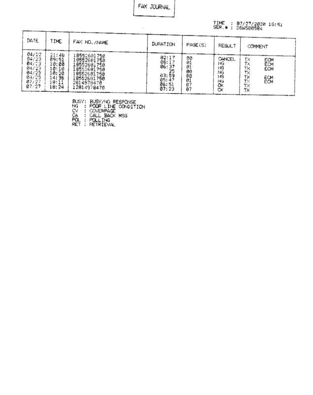fax page