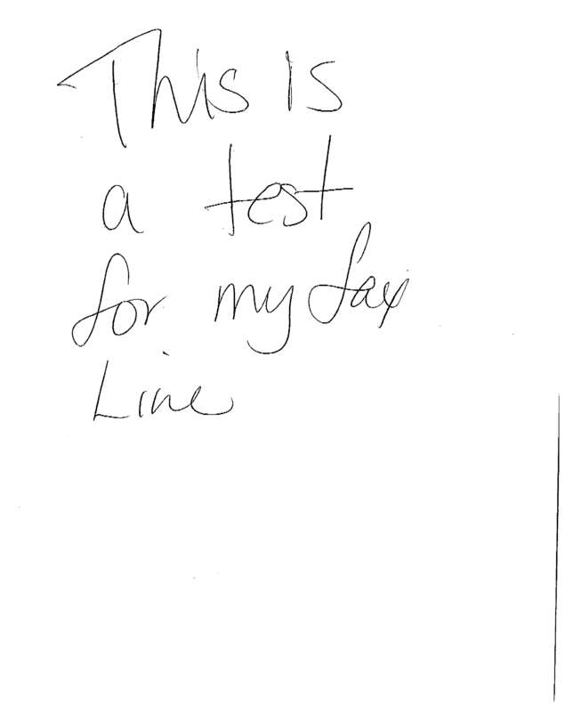 Fax page