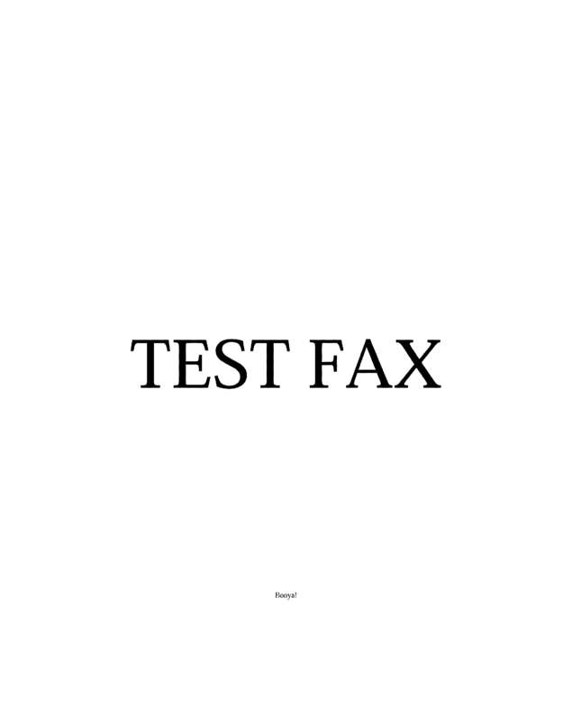fax page